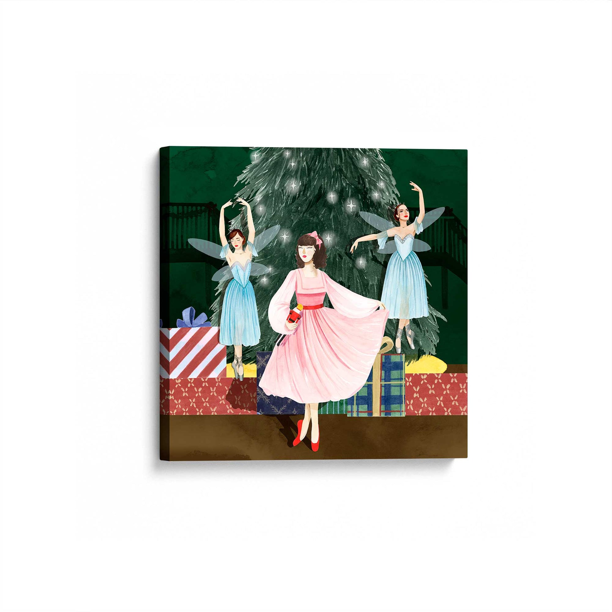 [Color:Stretched Canvas], Picture of art at an angle