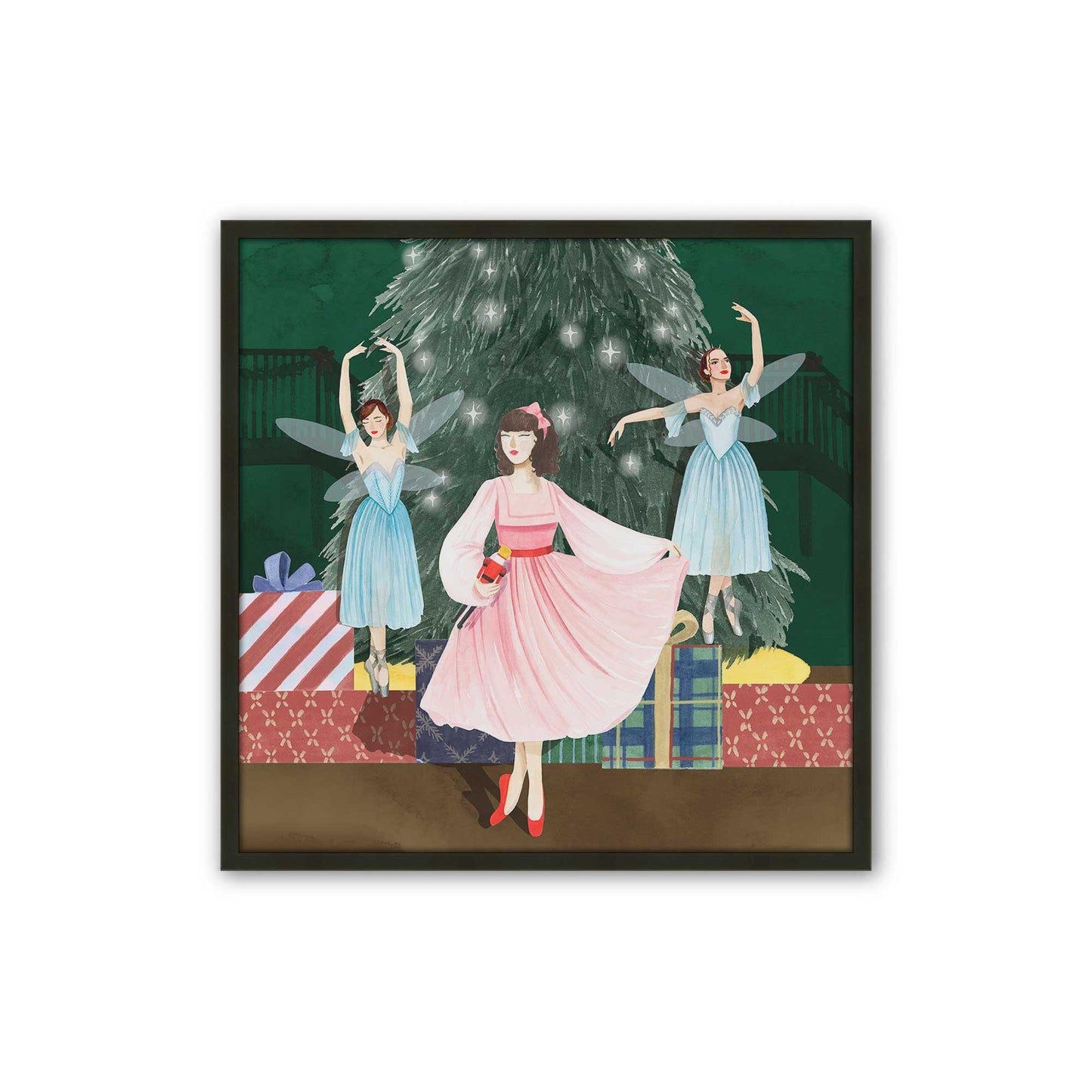 [Color:Satin Black], Picture of art in a Satin Black frame