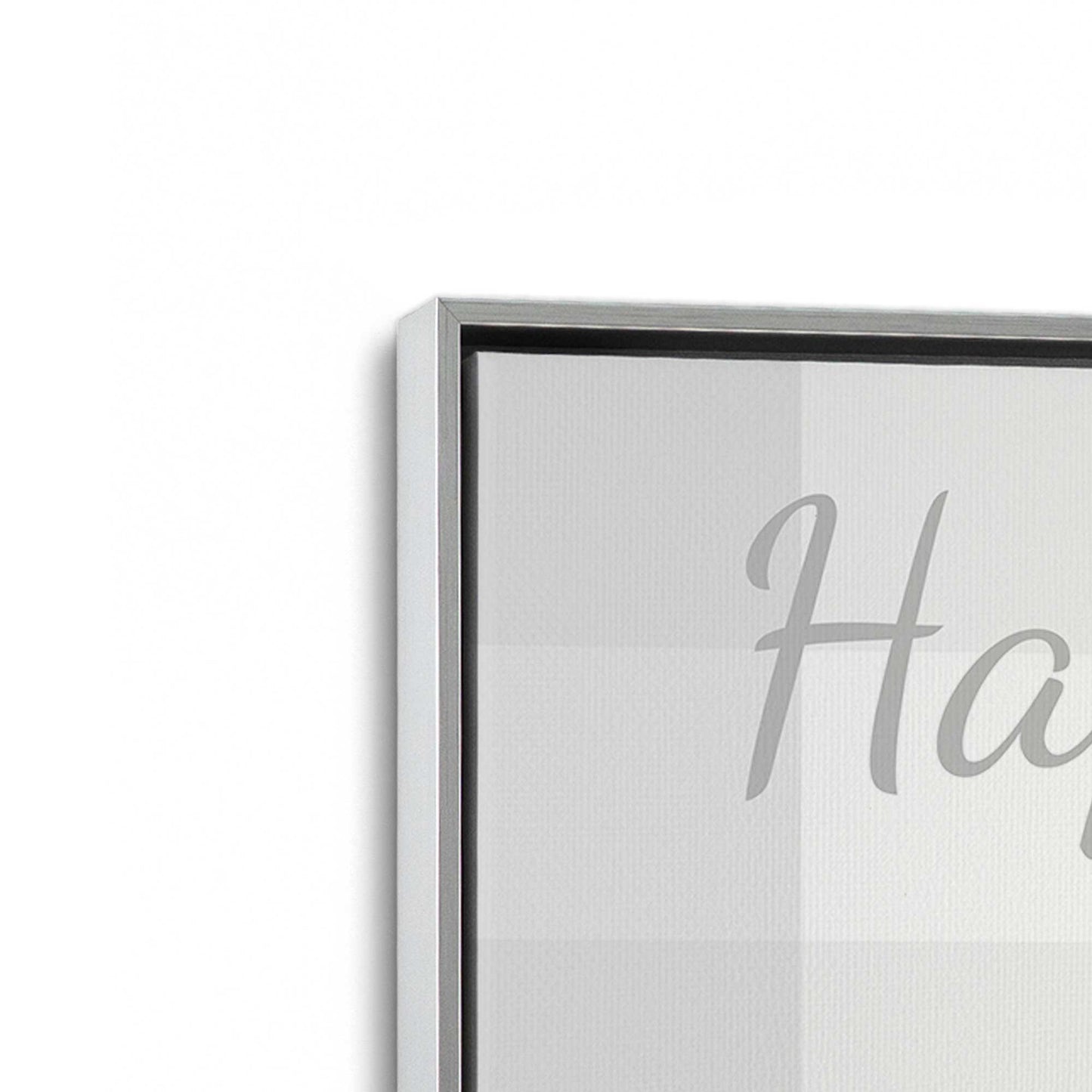 [Color:Polished Chrome], Picture of art in a Polished Chrome frame at an angle