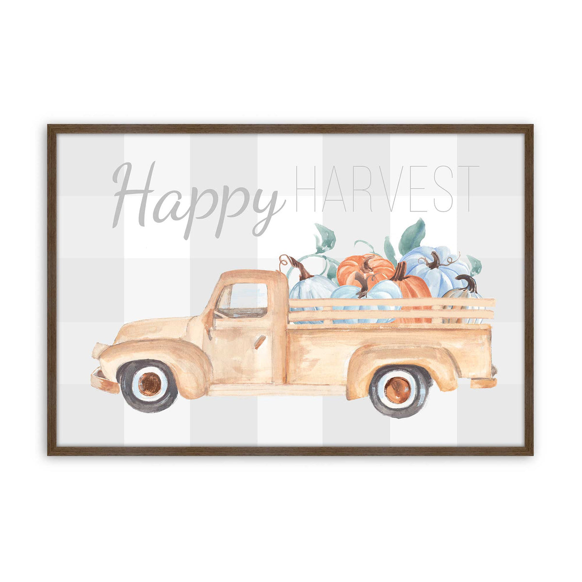 [Color:Walnut], Picture of art in a Walnut frame