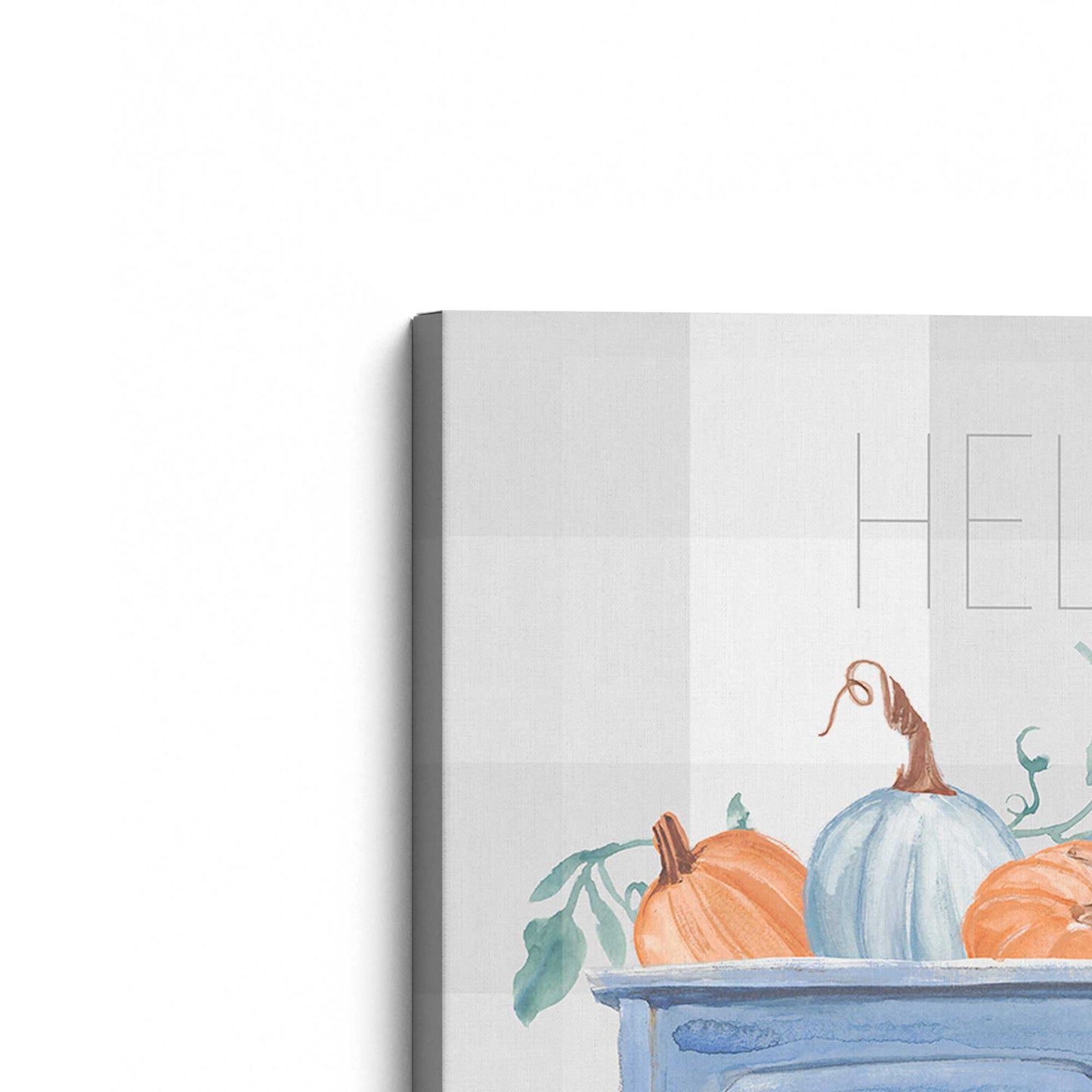 [Color:Stretched Canvas], Picture of the corner of the art