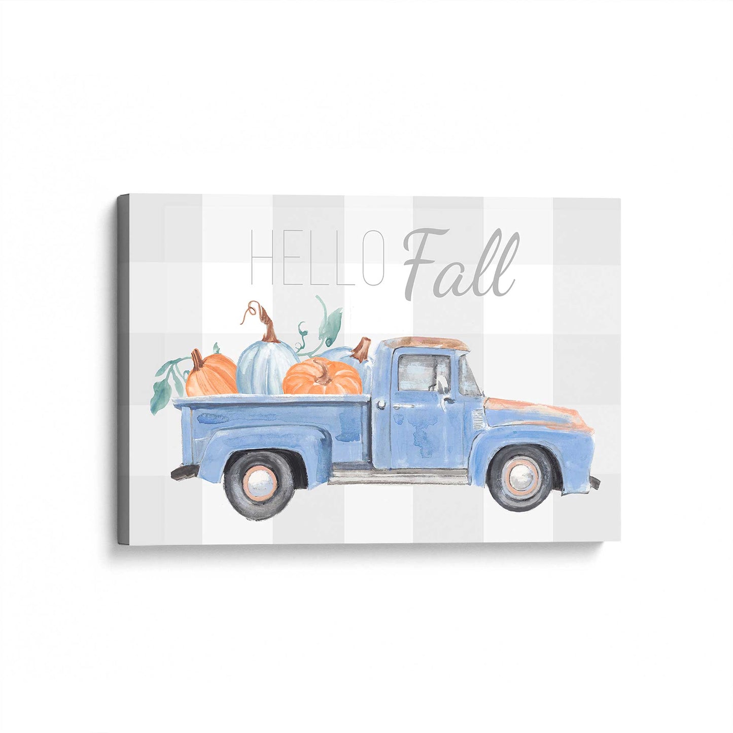 [Color:Stretched Canvas], Picture of art at an angle