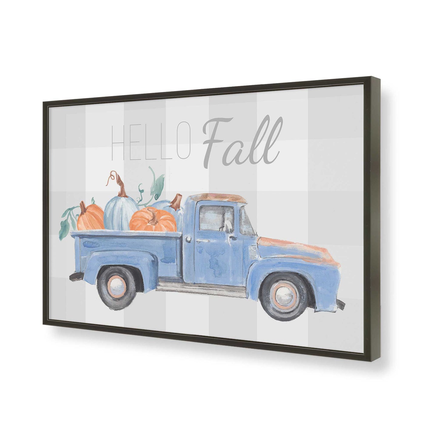 [Color:Satin Black], Picture of art in a Satin Black frame of the corner