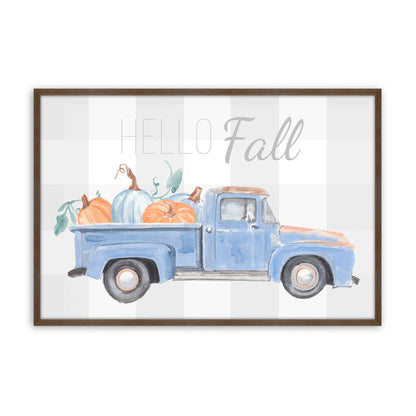 [Color:Walnut], Picture of art in a Walnut frame