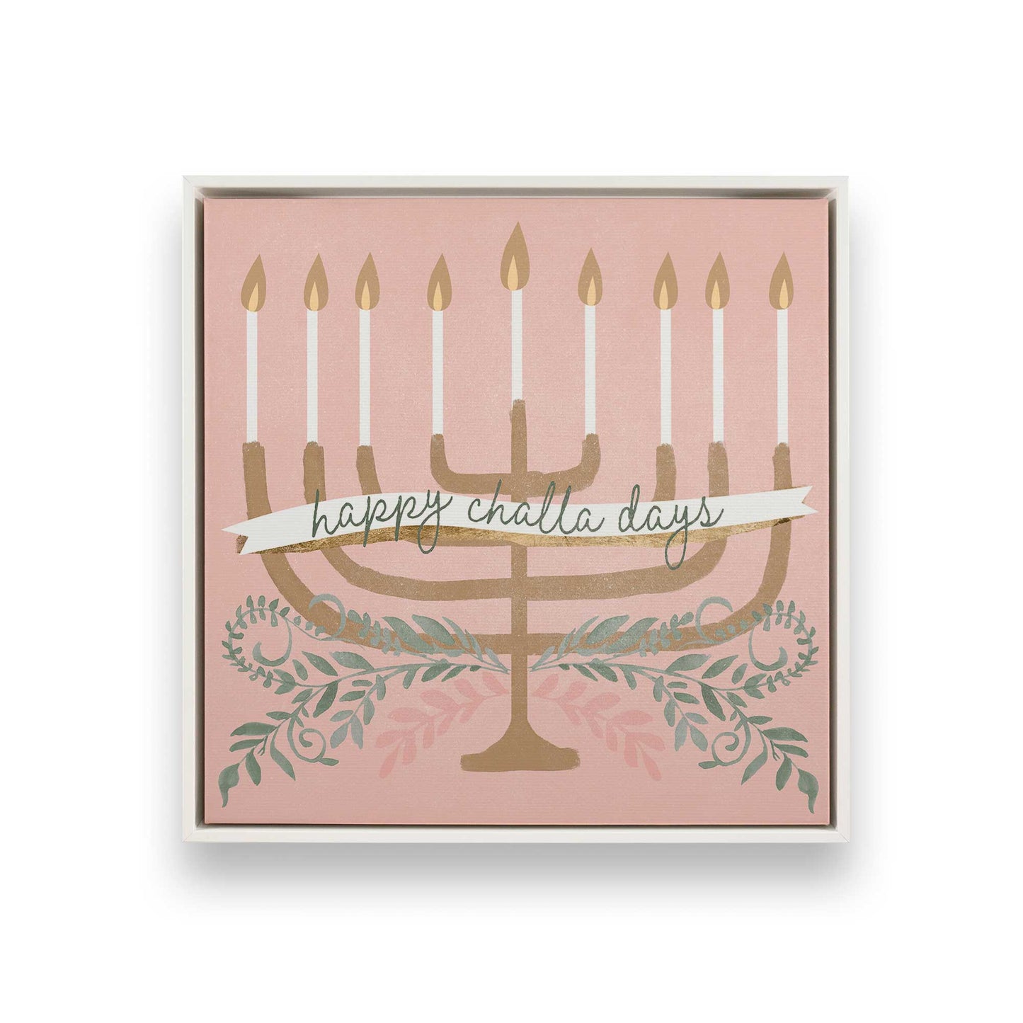 [Color:Opaque White], Picture of art in a White frame