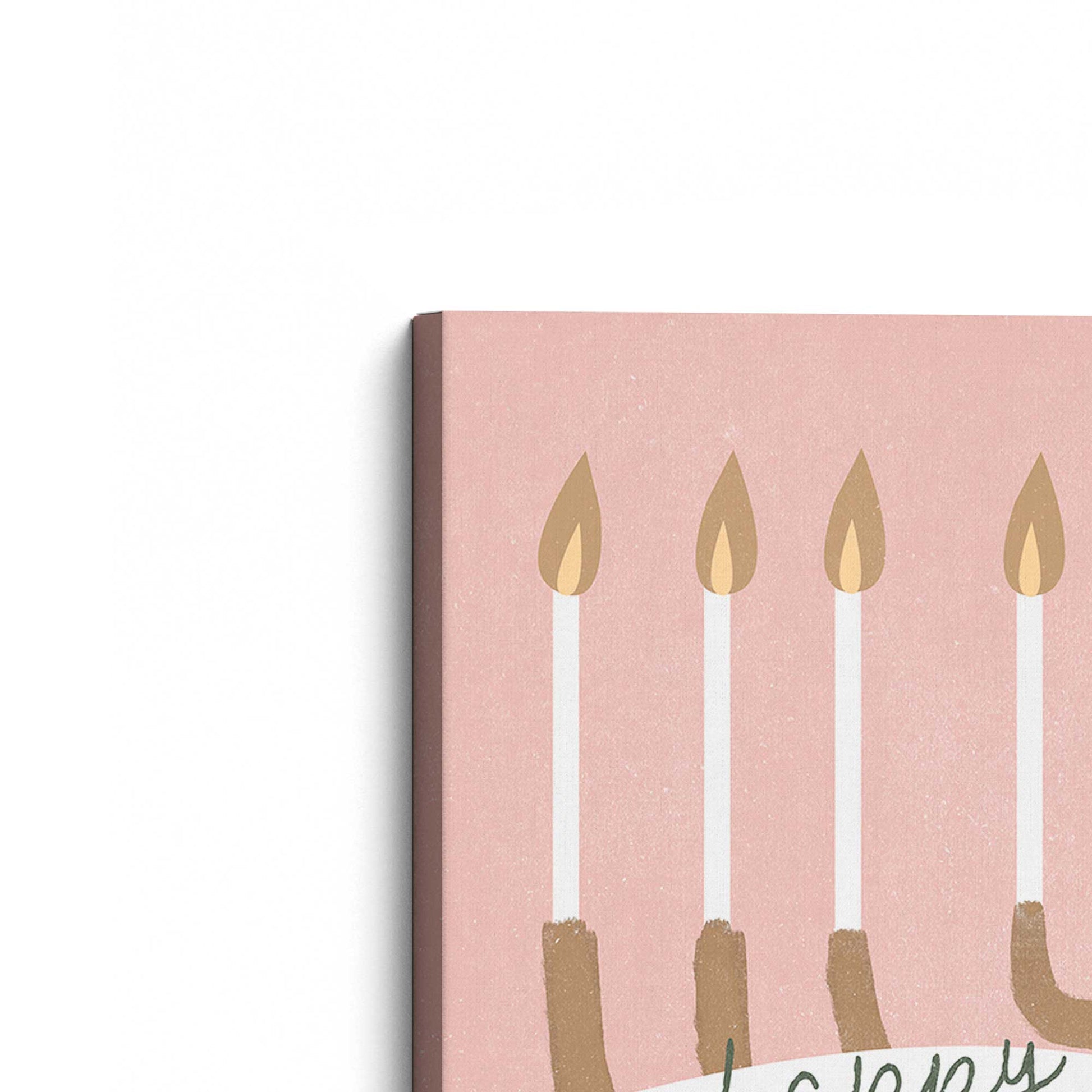 [Color:Stretched Canvas], Picture of the corner of the art