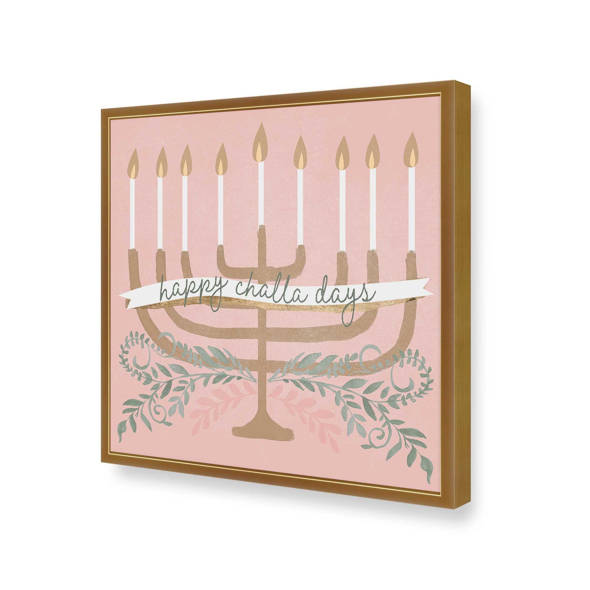 [Color:Polished Gold], Picture of art in a Polished Gold frame of the corner