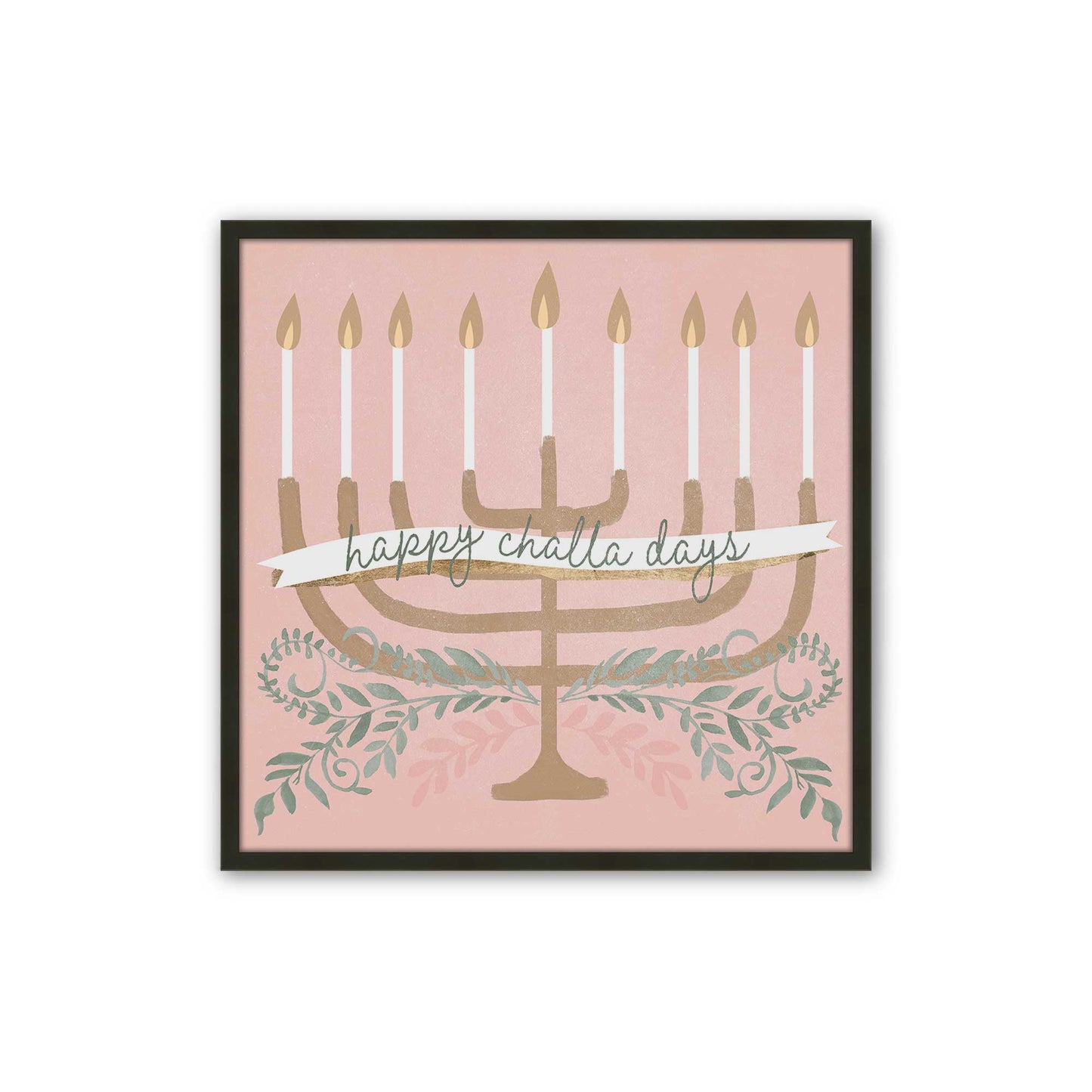 [Color:Satin Black], Picture of art in a Satin Black frame