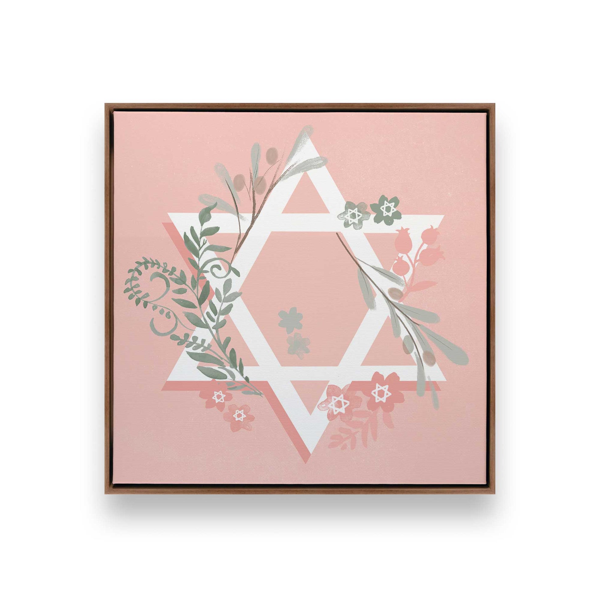 [Color:Walnut], Picture of art in a Walnut frame