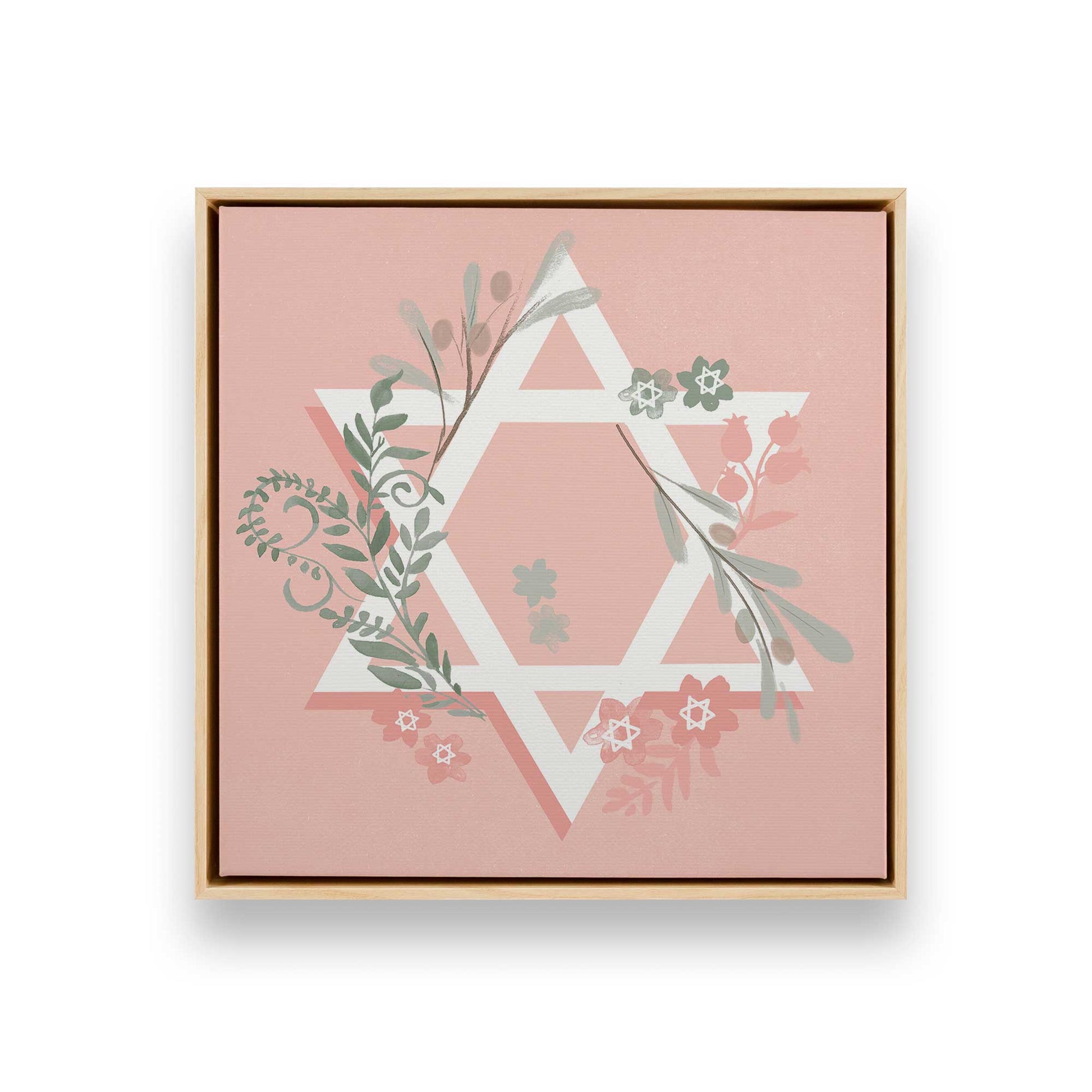 [Color:American Maple], Picture of art in a American Maple frame