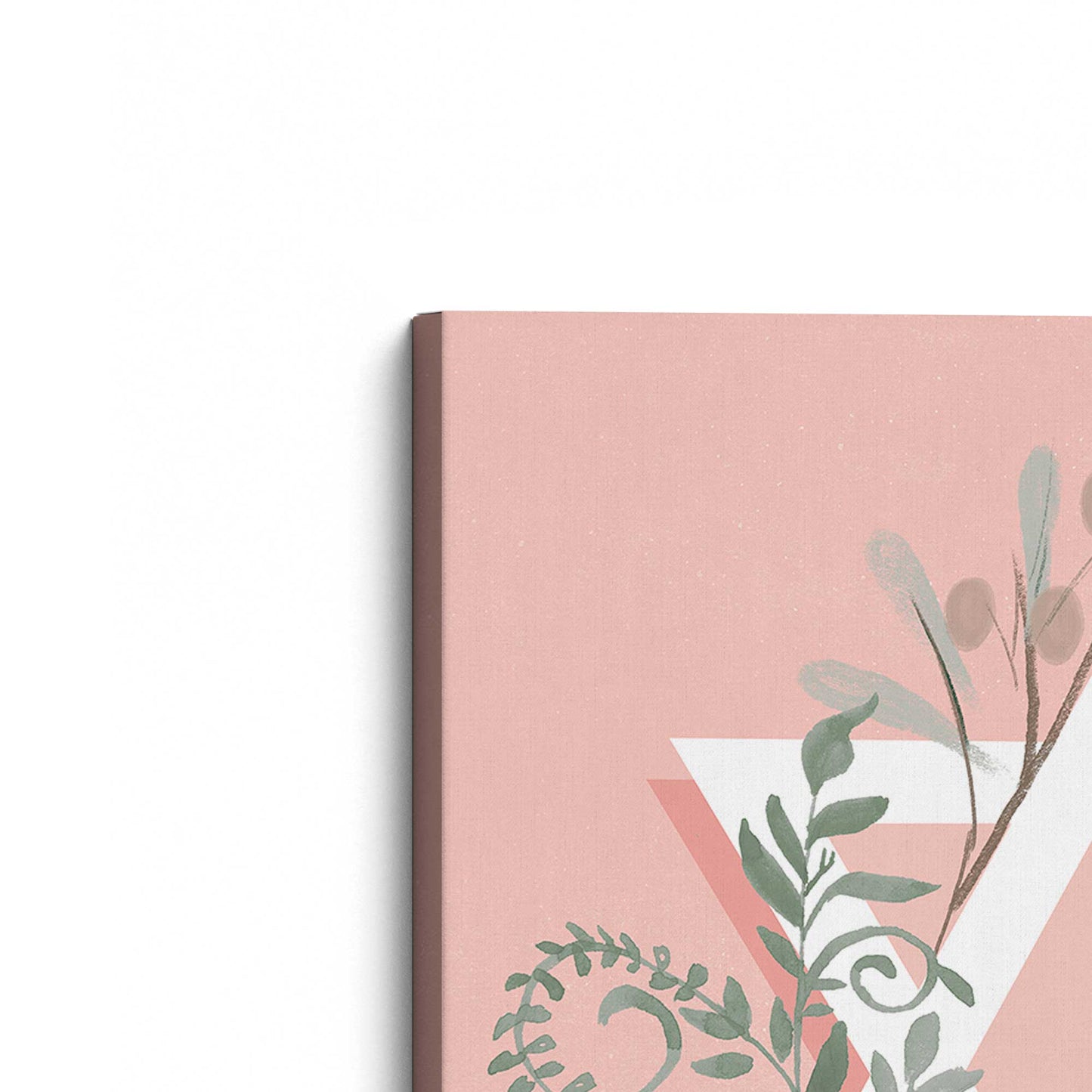 [Color:Stretched Canvas], Picture of the corner of the art