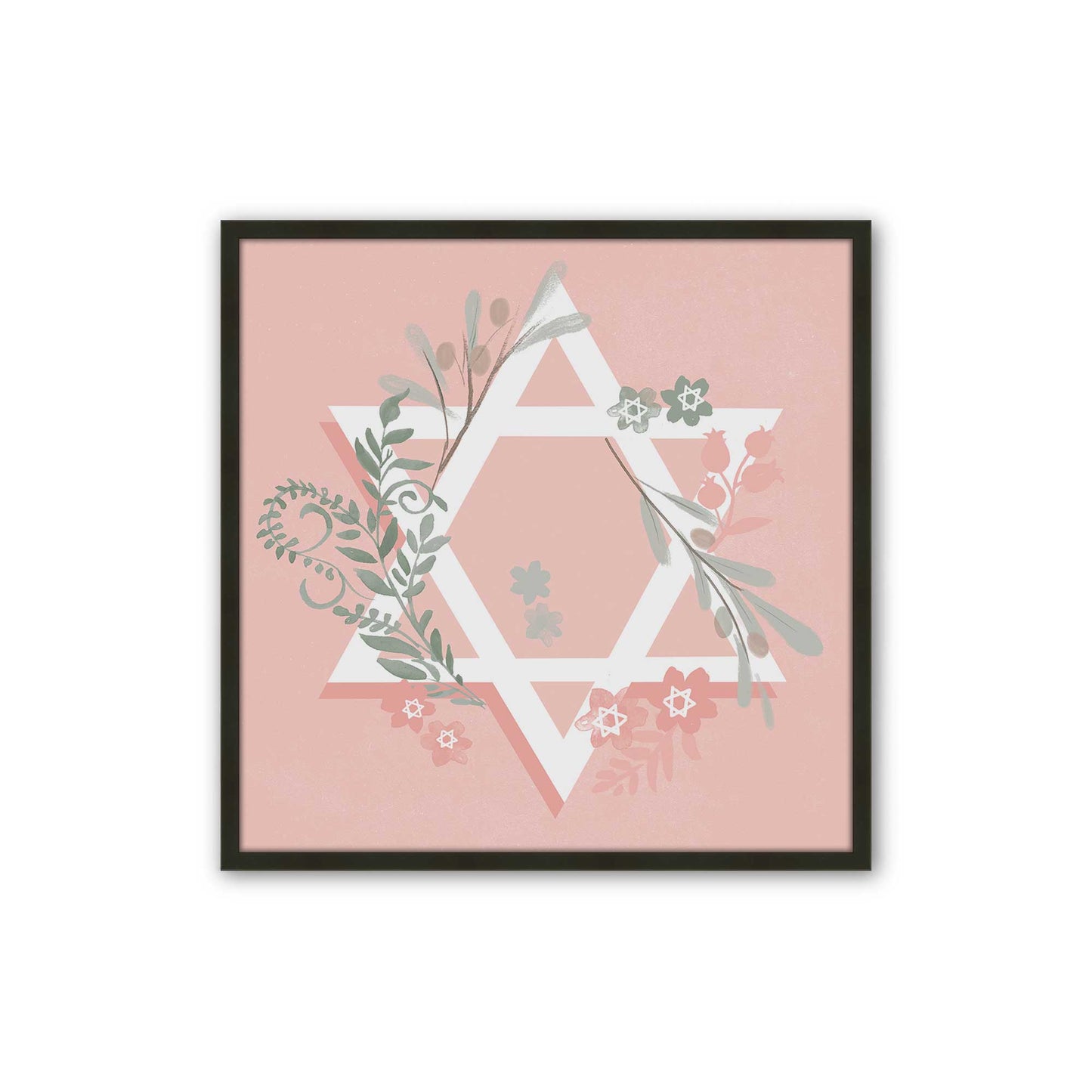 [Color:Satin Black], Picture of art in a Satin Black frame