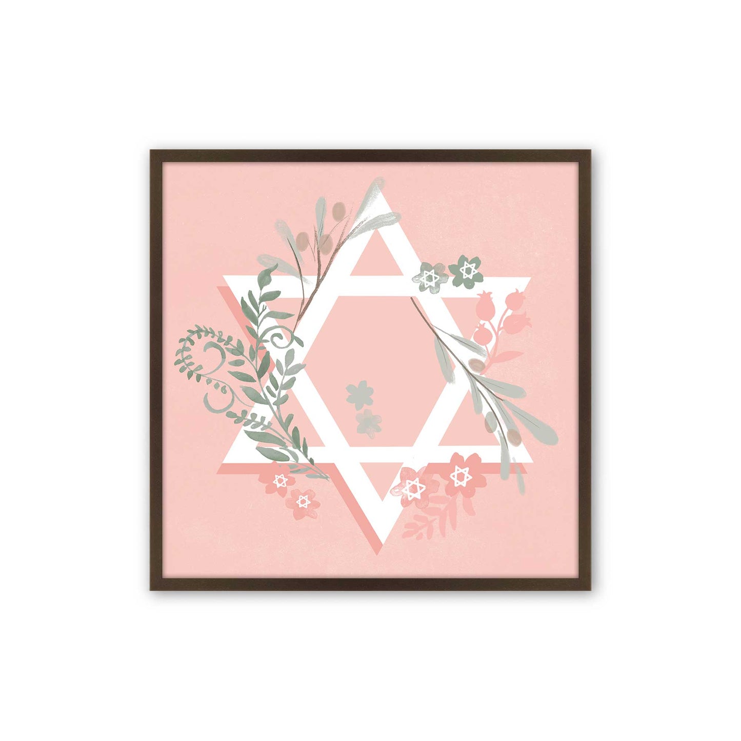 [Color:Belvinder Brown], Picture of art in a Belvinder Brown frame