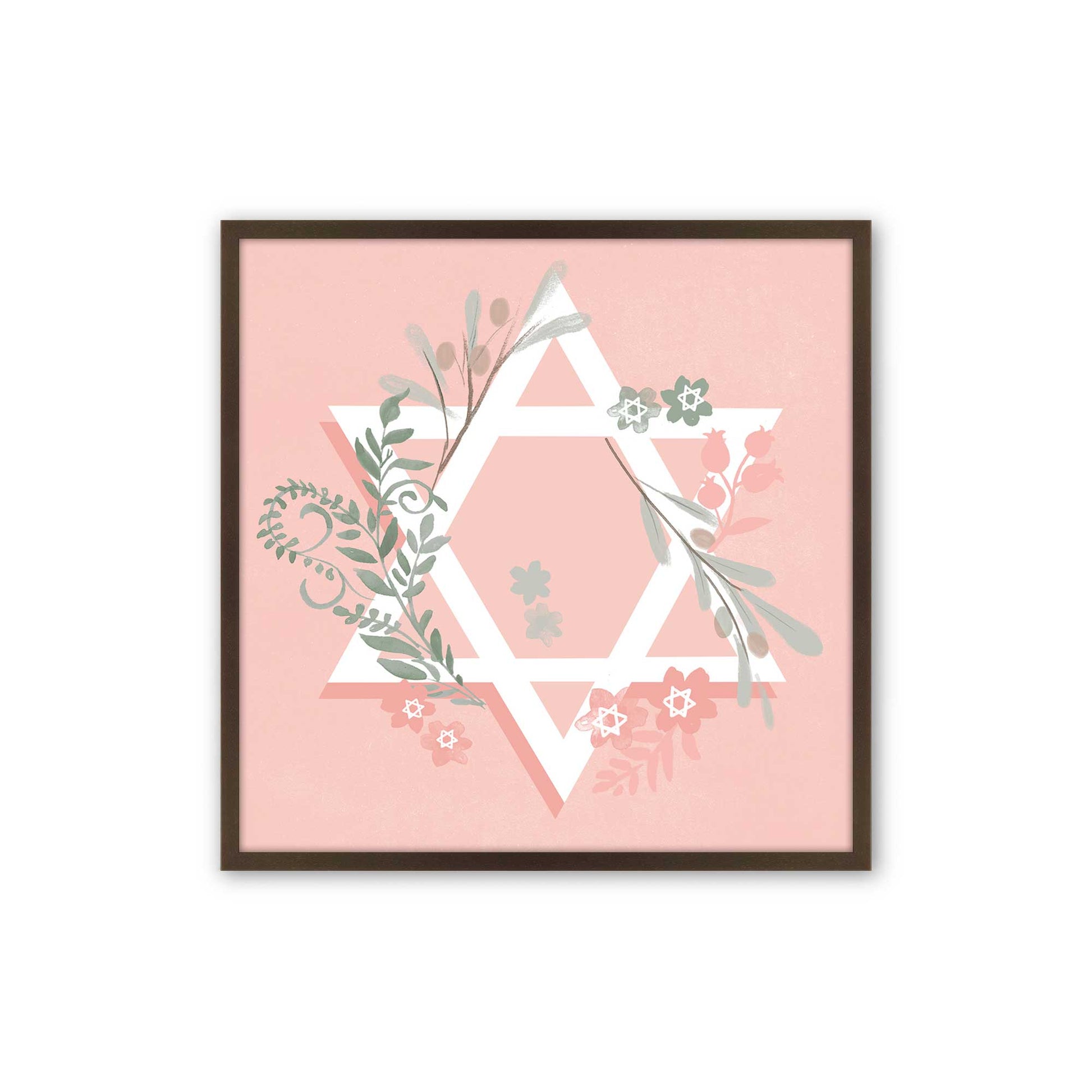 [Color:Belvinder Brown], Picture of art in a Belvinder Brown frame