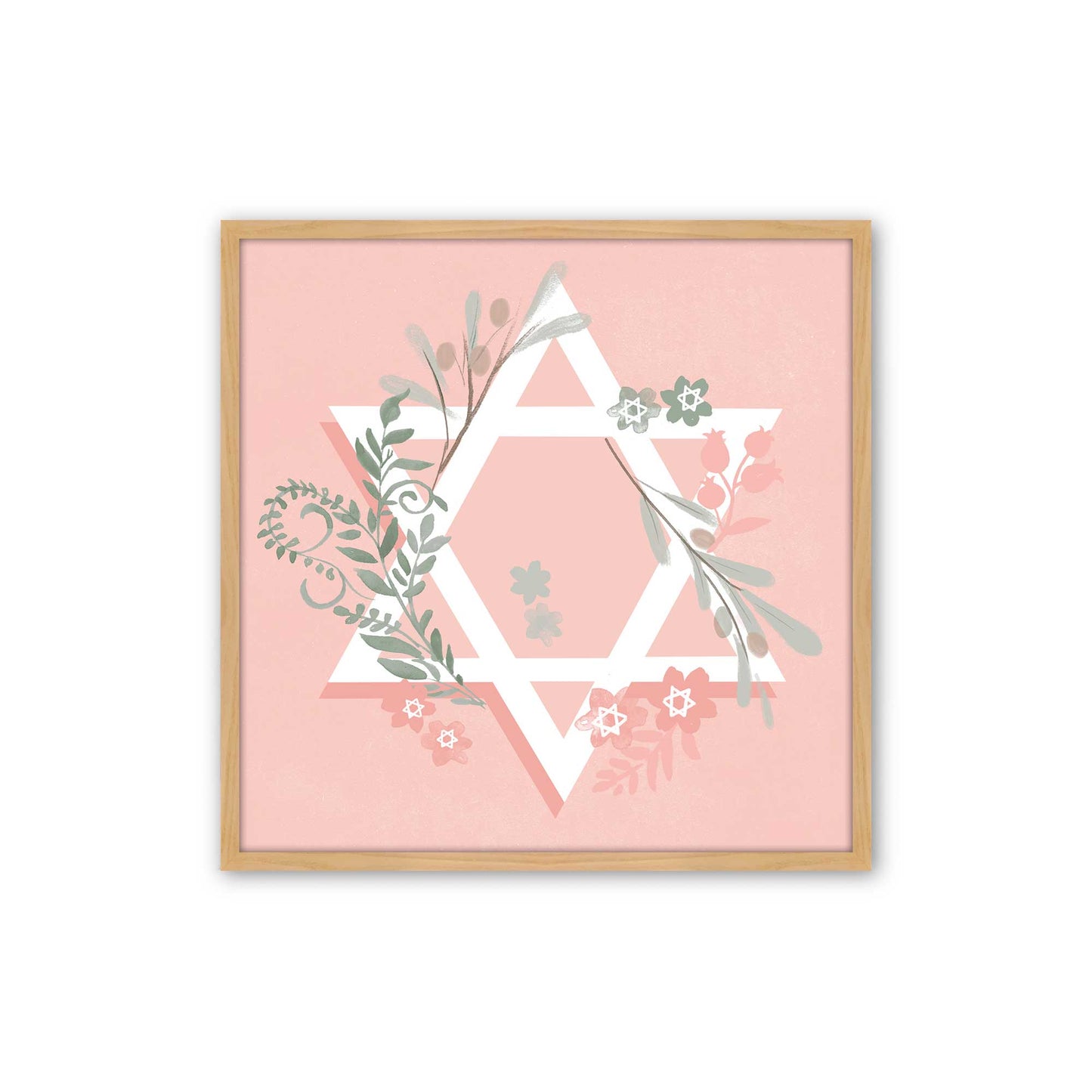 [Color:American Maple], Picture of art in a American Maple frame