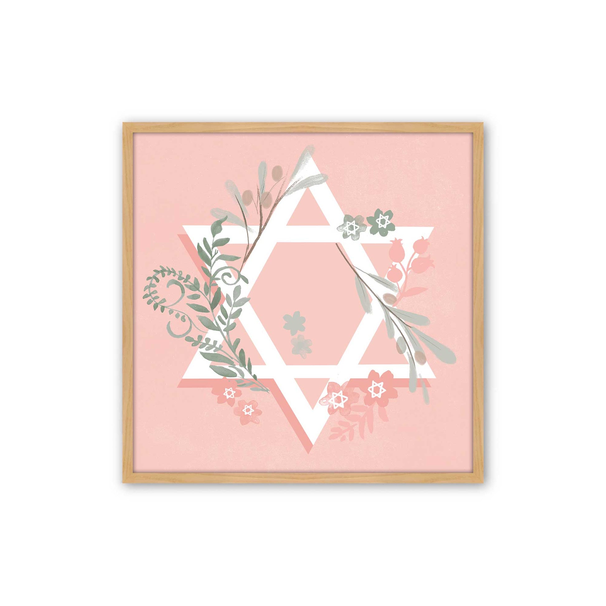 [Color:American Maple], Picture of art in a American Maple frame
