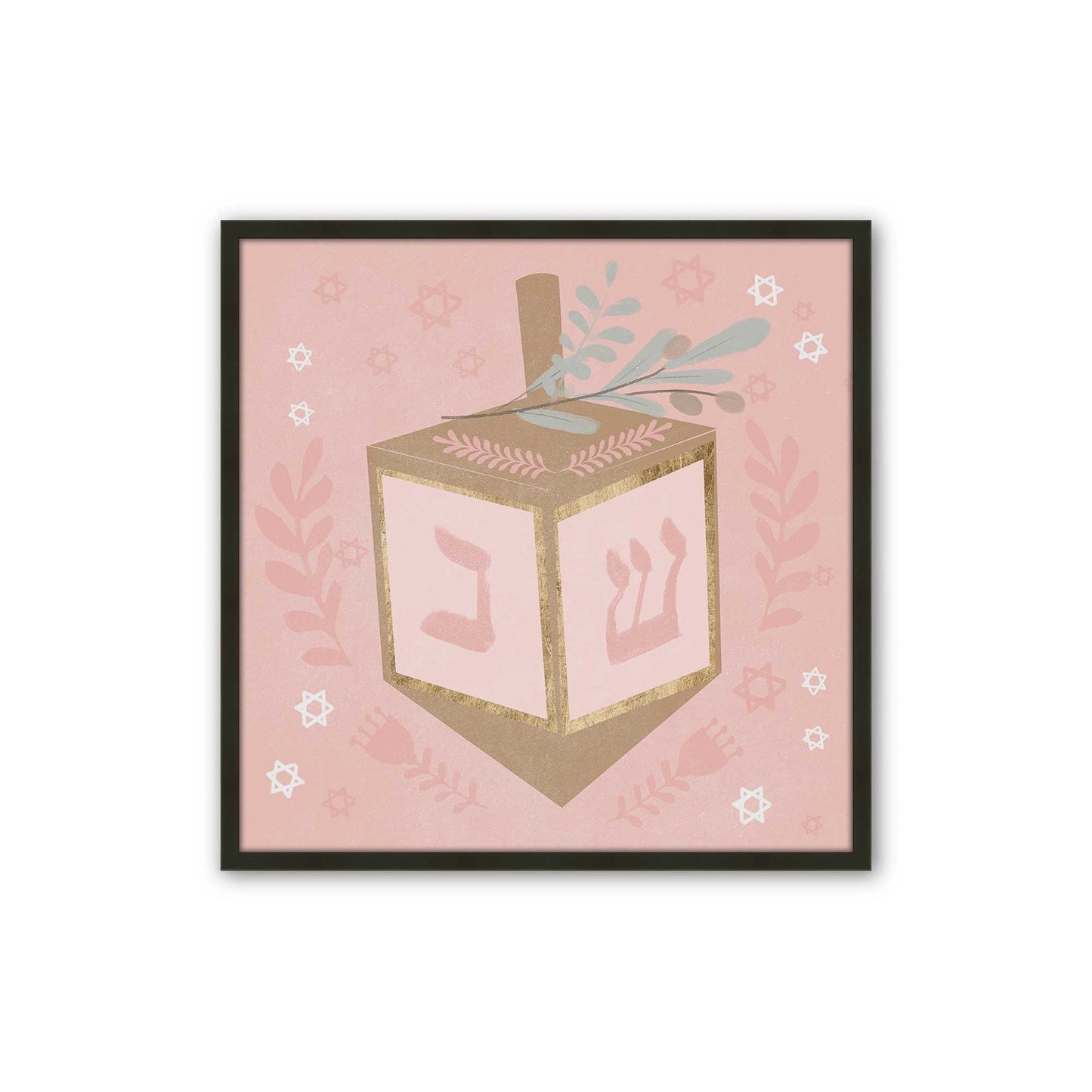 [Color:Satin Black], Picture of art in a Satin Black frame