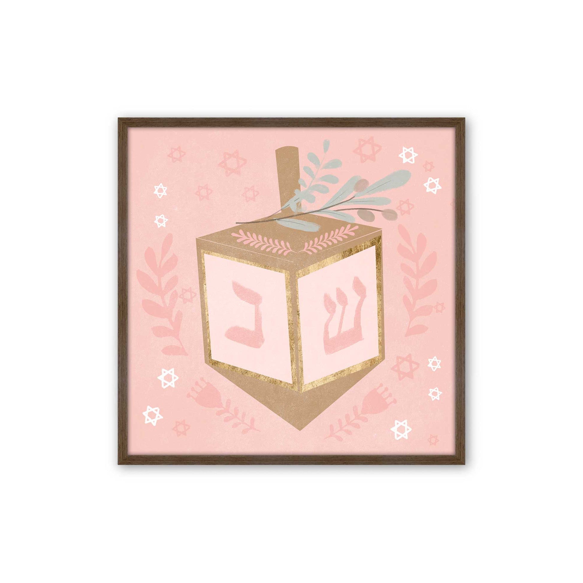 [Color:Walnut], Picture of art in a Walnut frame