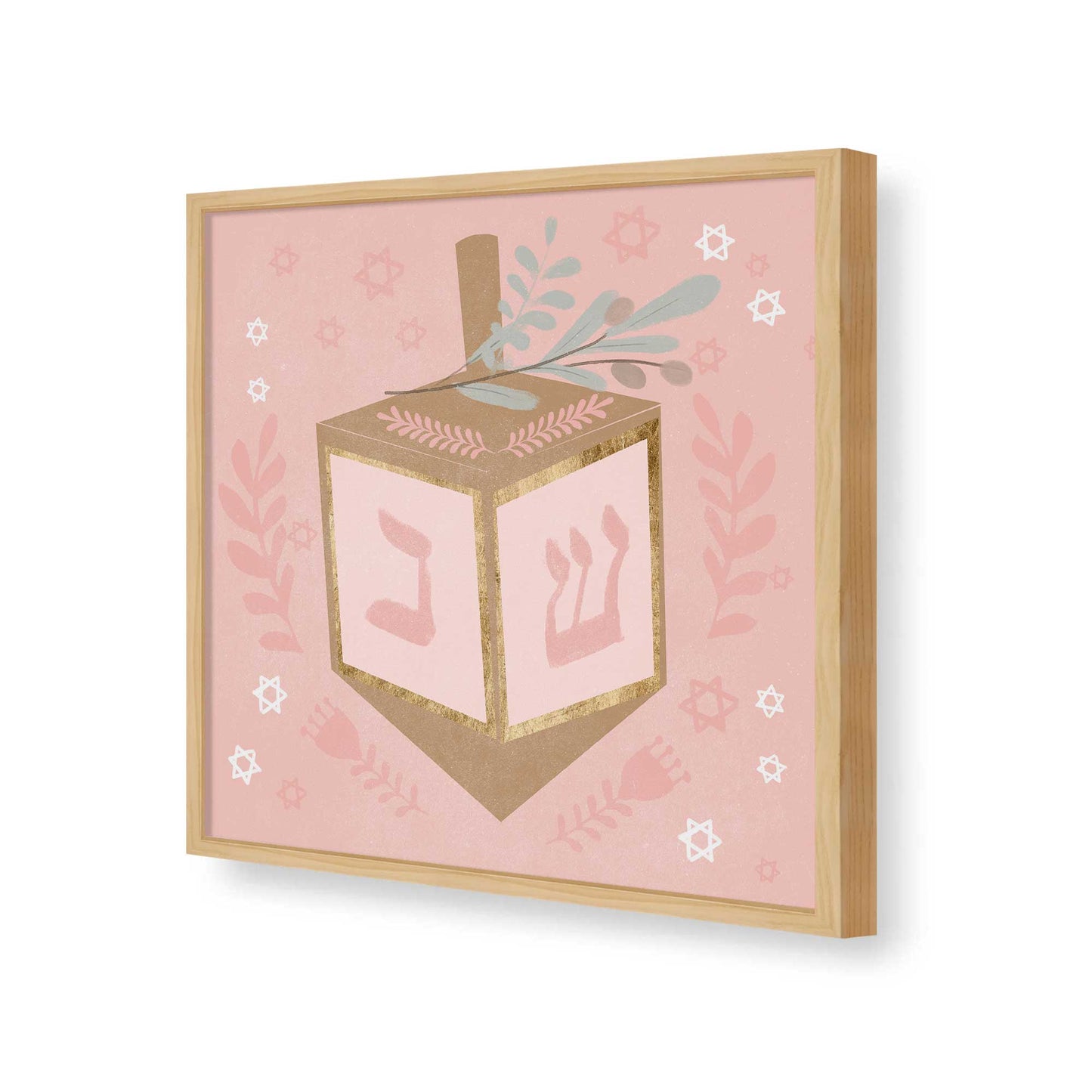 [Color:Espresso], Picture of art in a Espresso frame of the corner