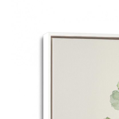 [Color:Opaque White], Picture of art in a White frame at an angle