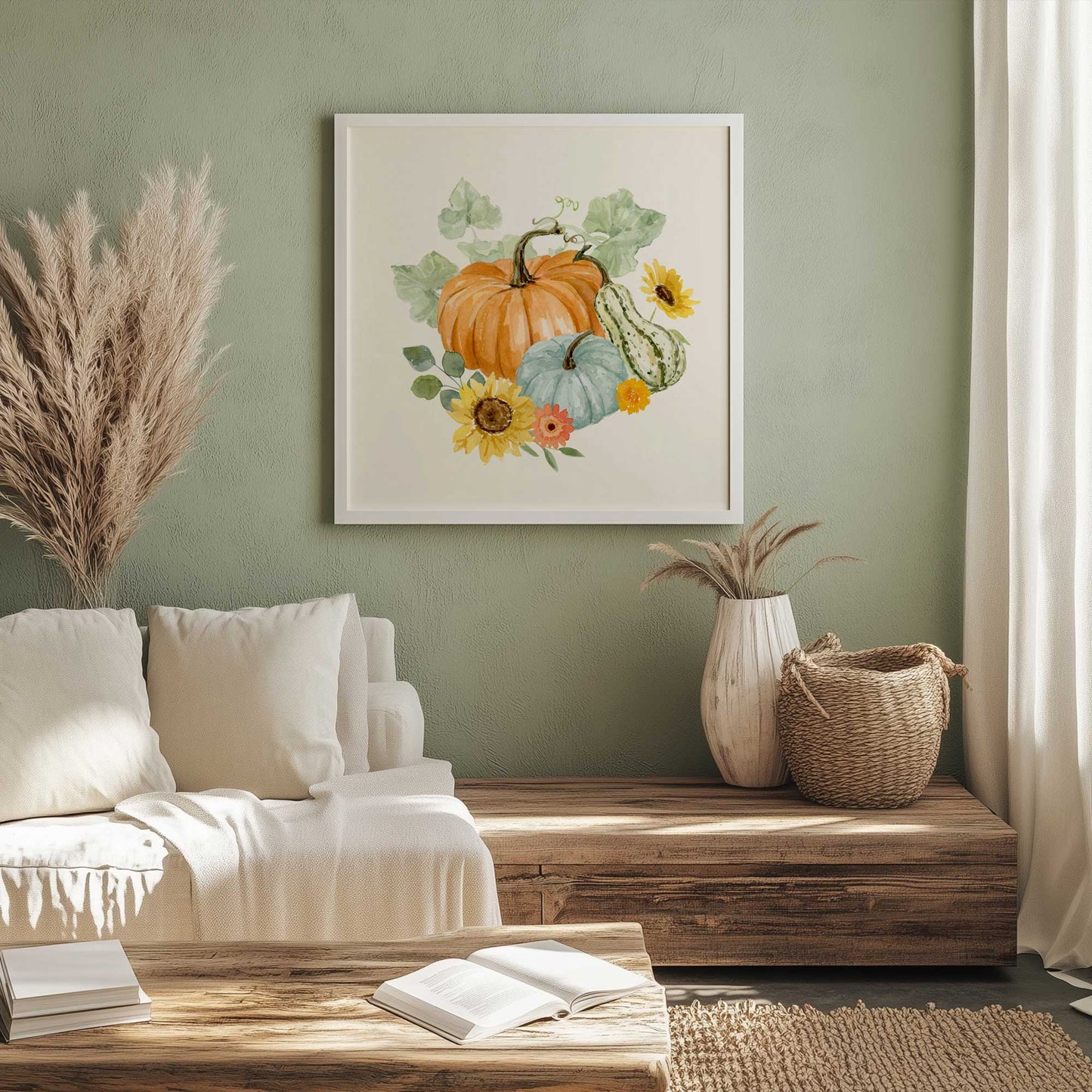 Picture of art in a room