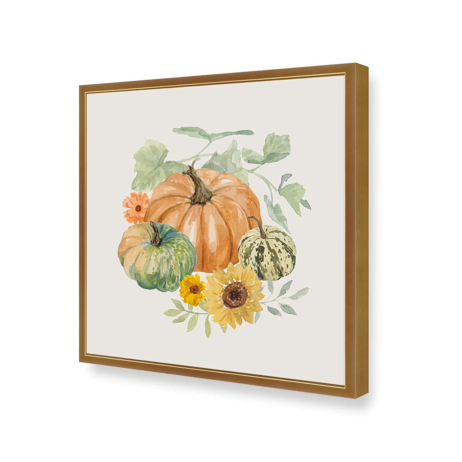 [Color:Polished Gold], Picture of art in a Polished Gold frame of the corner