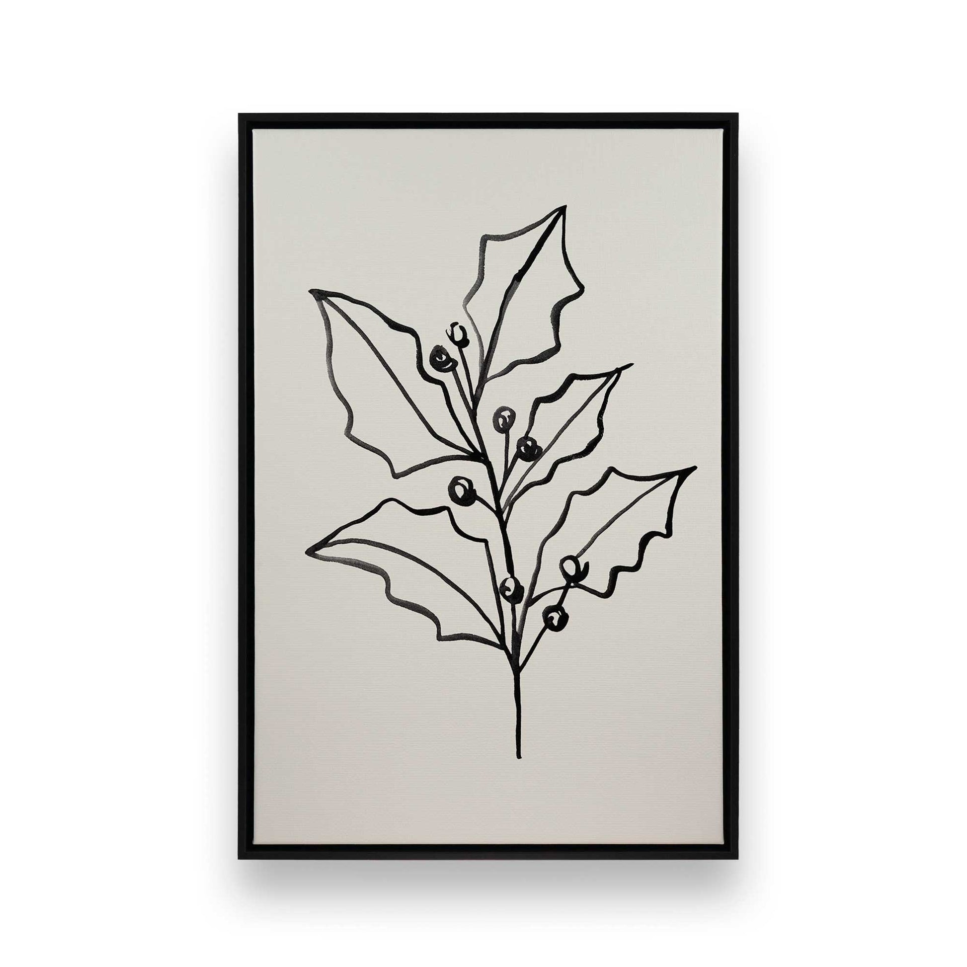 [Color:Satin Black], Picture of art in a Satin Black frame