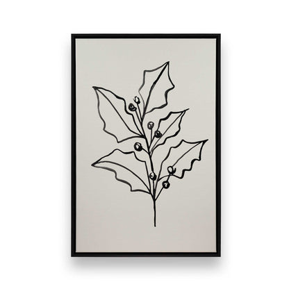 [Color:Satin Black], Picture of art in a Satin Black frame