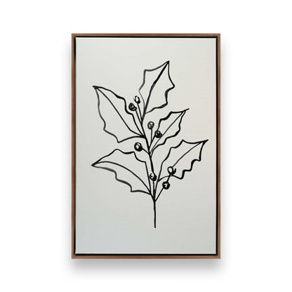 [Color:Walnut], Picture of art in a Walnut frame