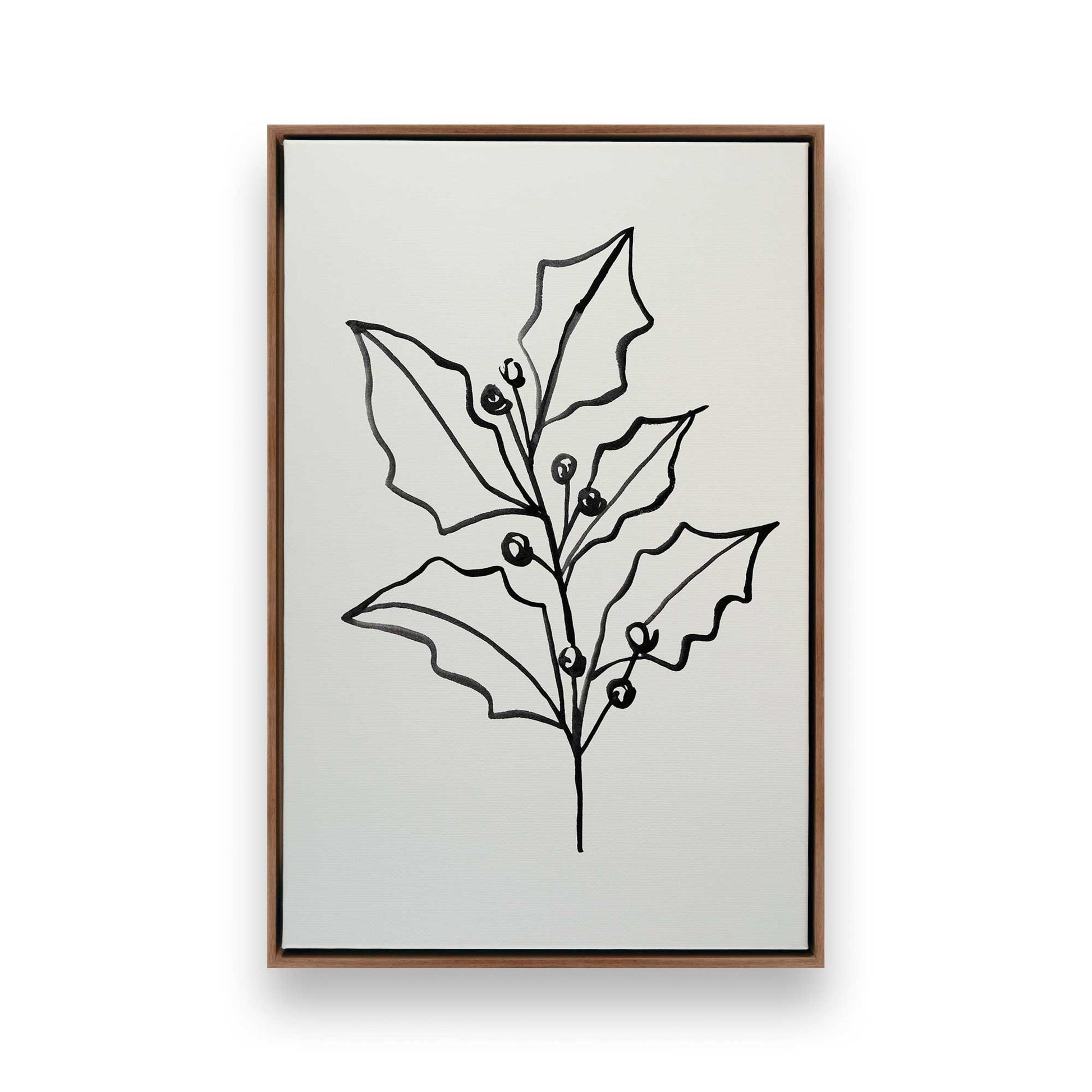 [Color:Walnut], Picture of art in a Walnut frame