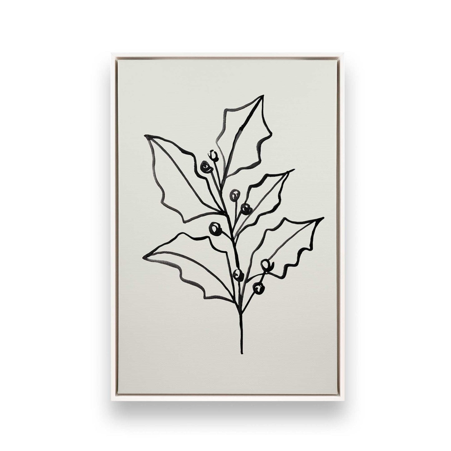 [Color:Opaque White], Picture of art in a White frame