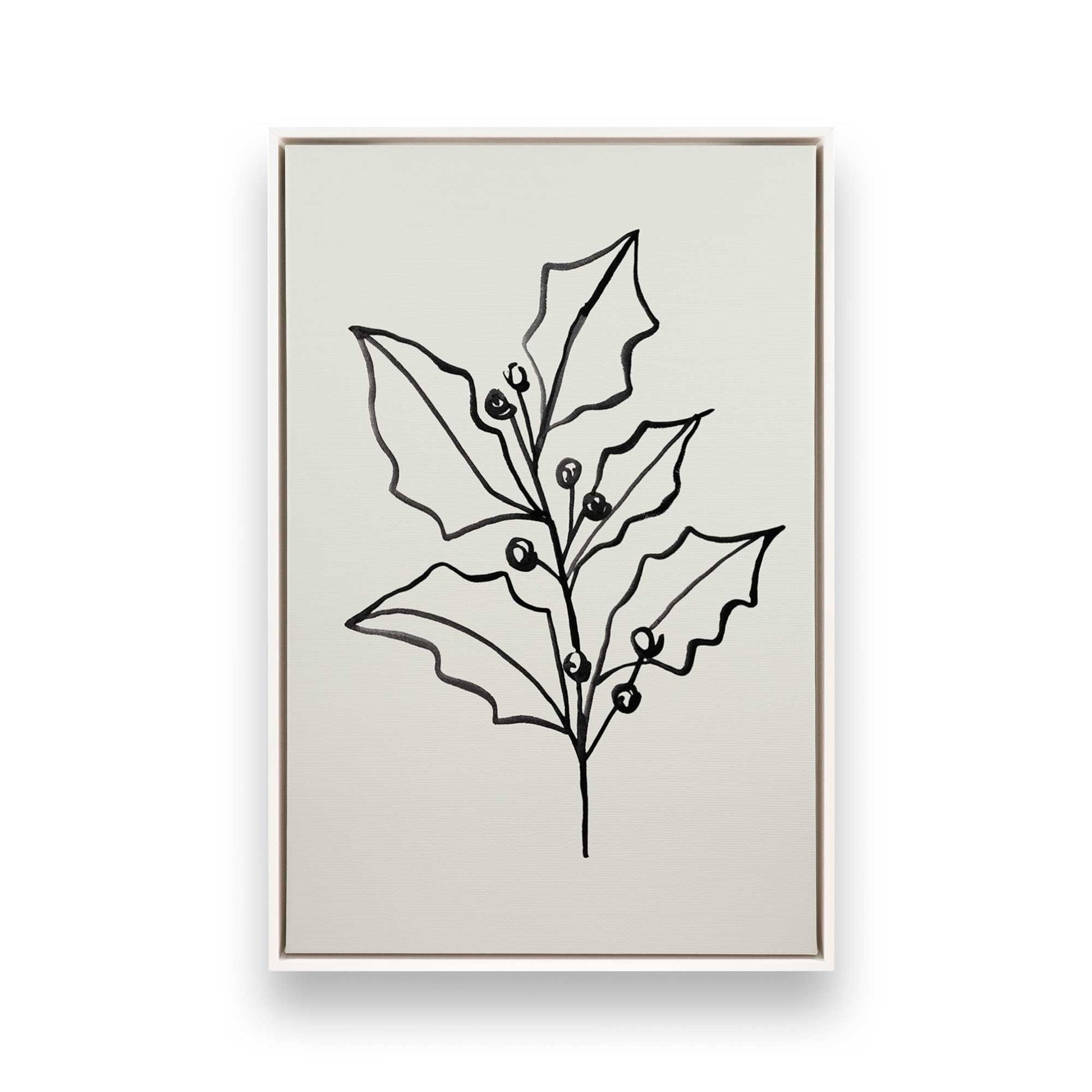 [Color:Opaque White], Picture of art in a White frame