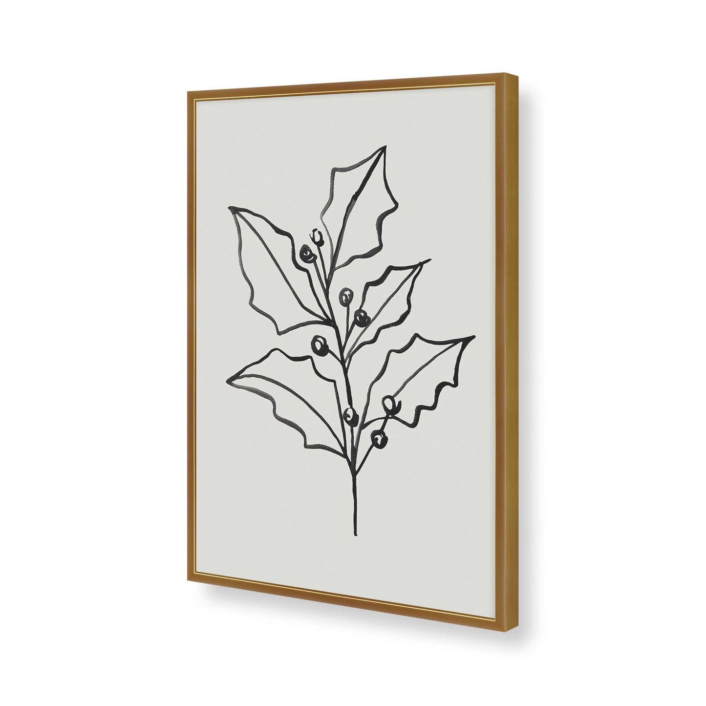 [Color:Polished Gold], Picture of art in a Polished Gold frame of the corner