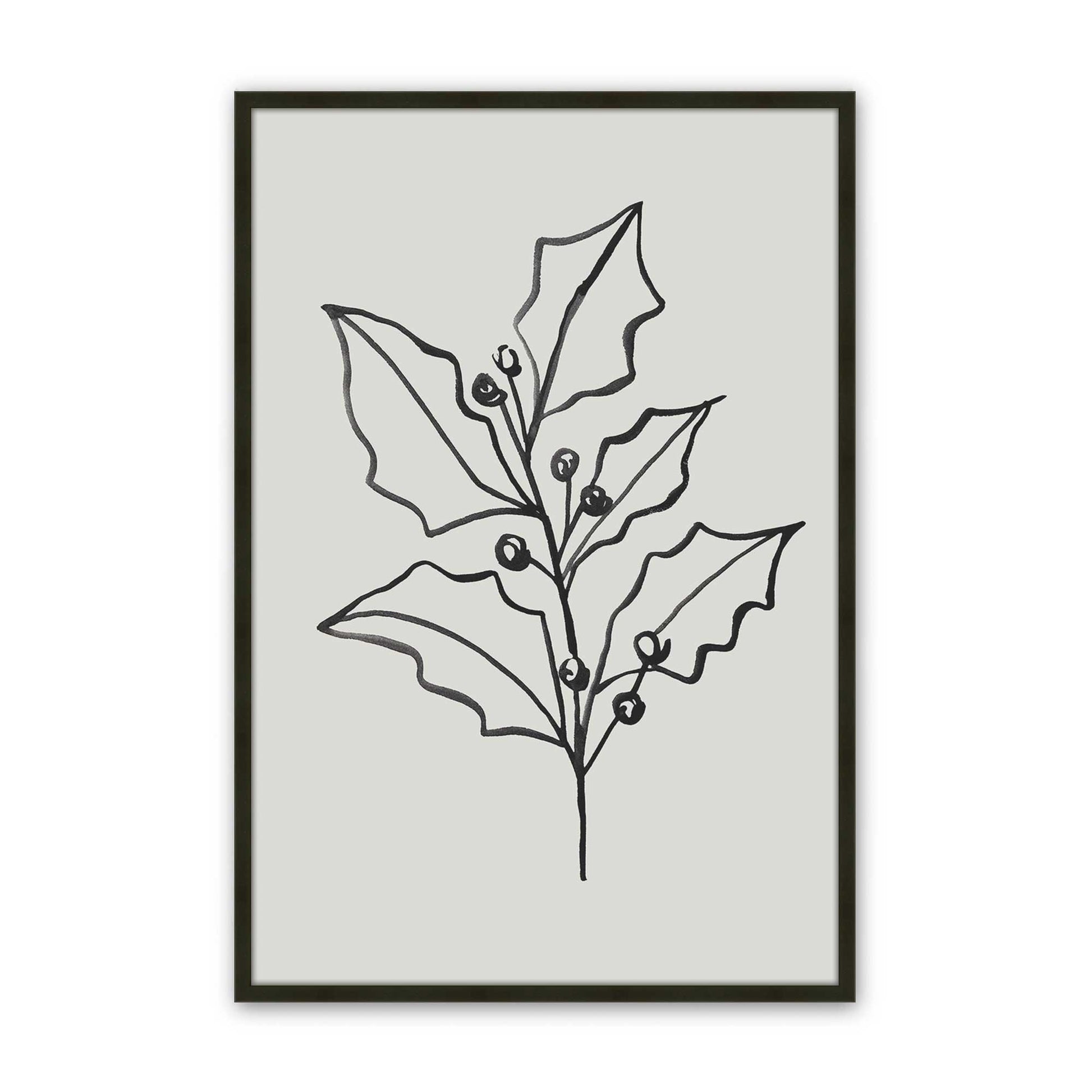 [Color:Satin Black], Picture of art in a Satin Black frame