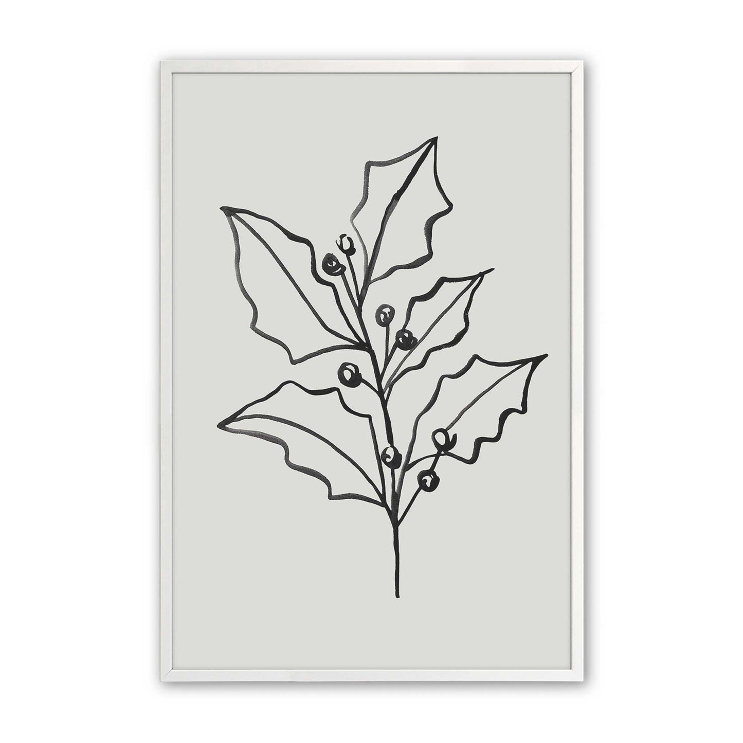 [Color:Opaque White], Picture of art in a Opaque White frame