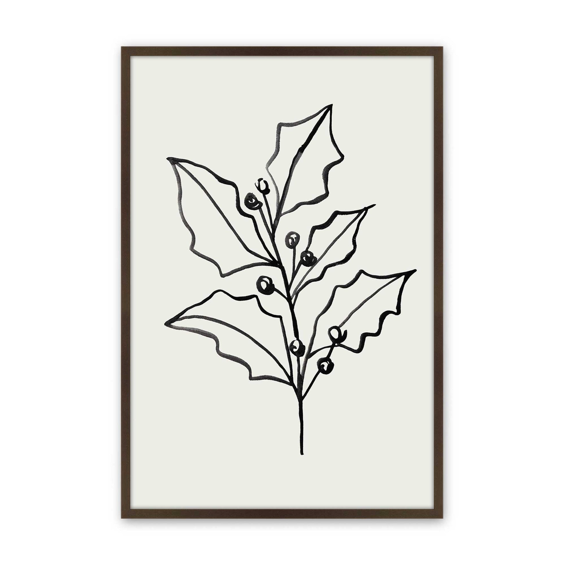 [Color:Brown], Picture of art in a Brown frame