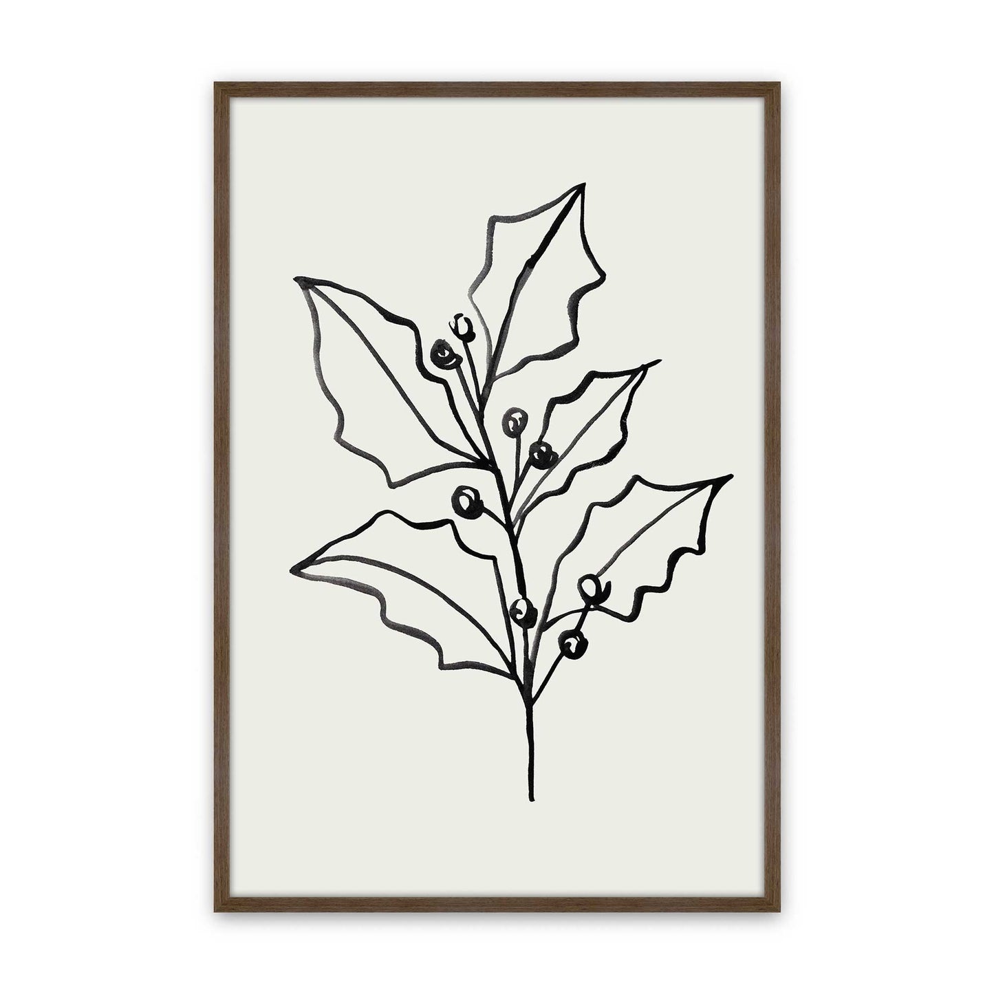 [Color:Walnut], Picture of art in a Walnut frame