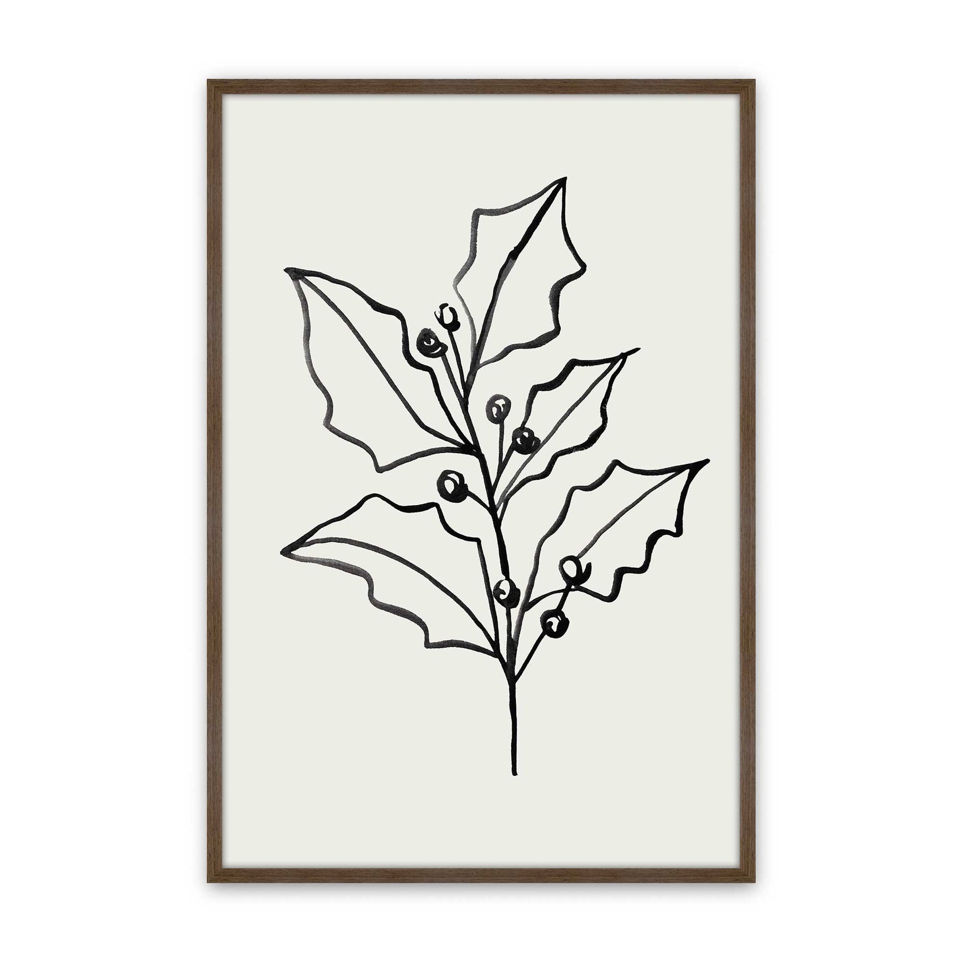 [Color:Walnut], Picture of art in a Walnut frame