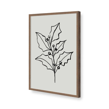 [Color:Walnut], Picture of art in a Walnut frame of the corner