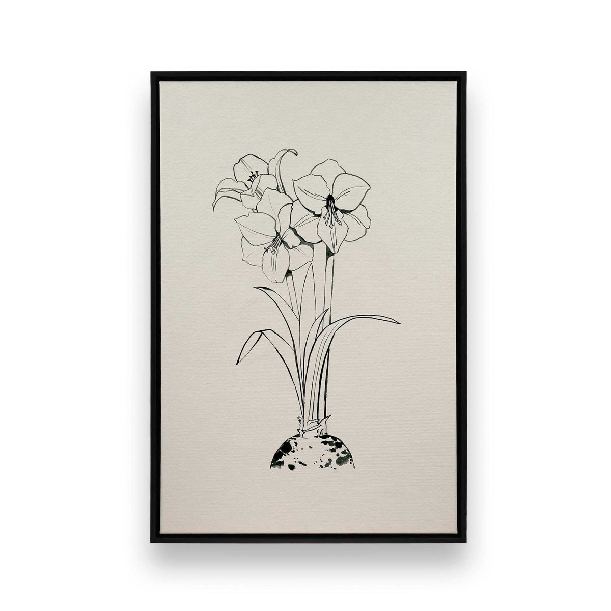 [Color:Satin Black], Picture of art in a Satin Black frame