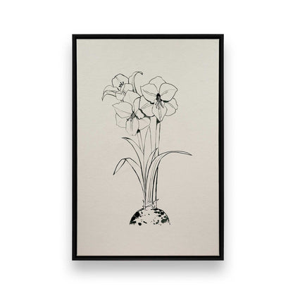 [Color:Satin Black], Picture of art in a Satin Black frame