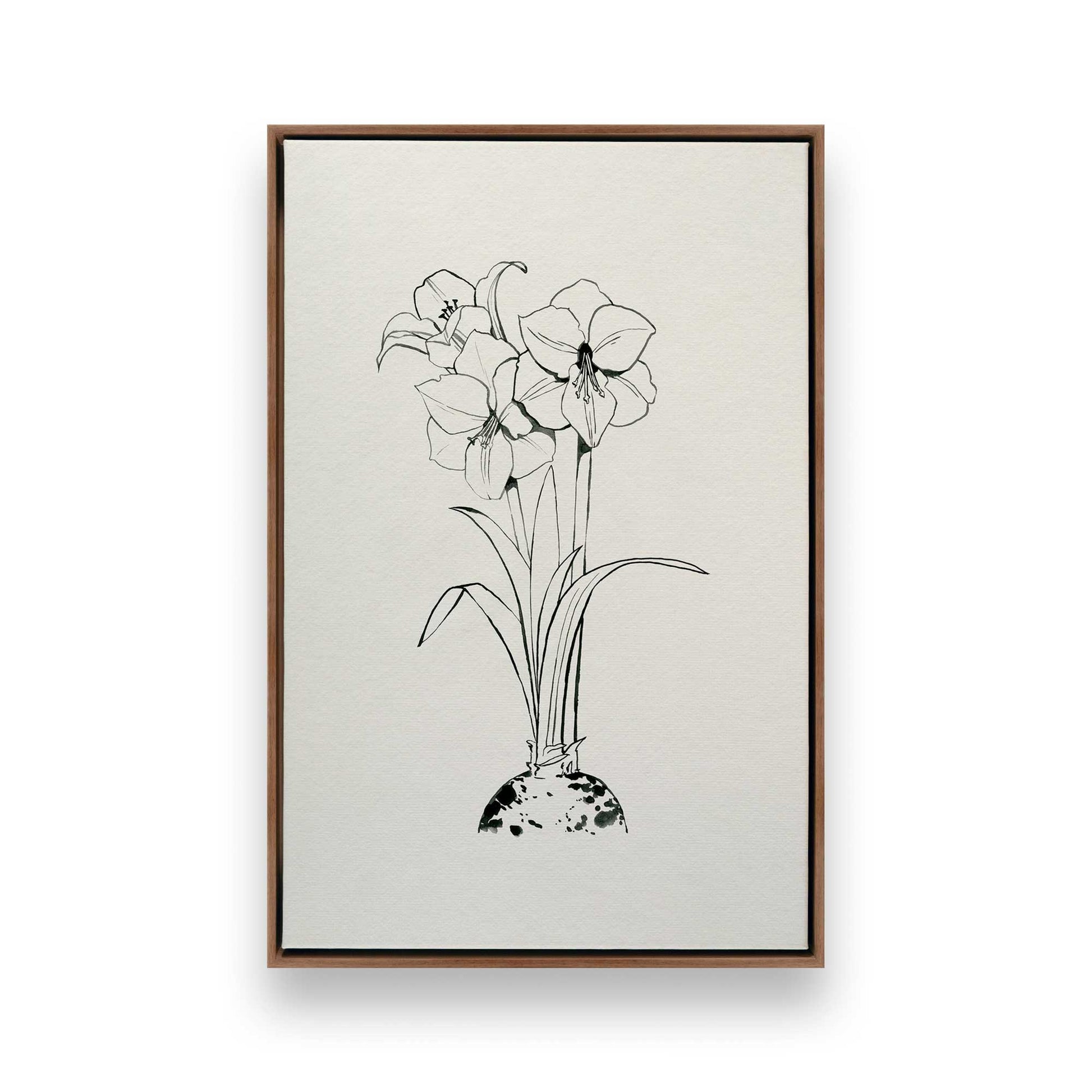 [Color:Walnut], Picture of art in a Walnut frame