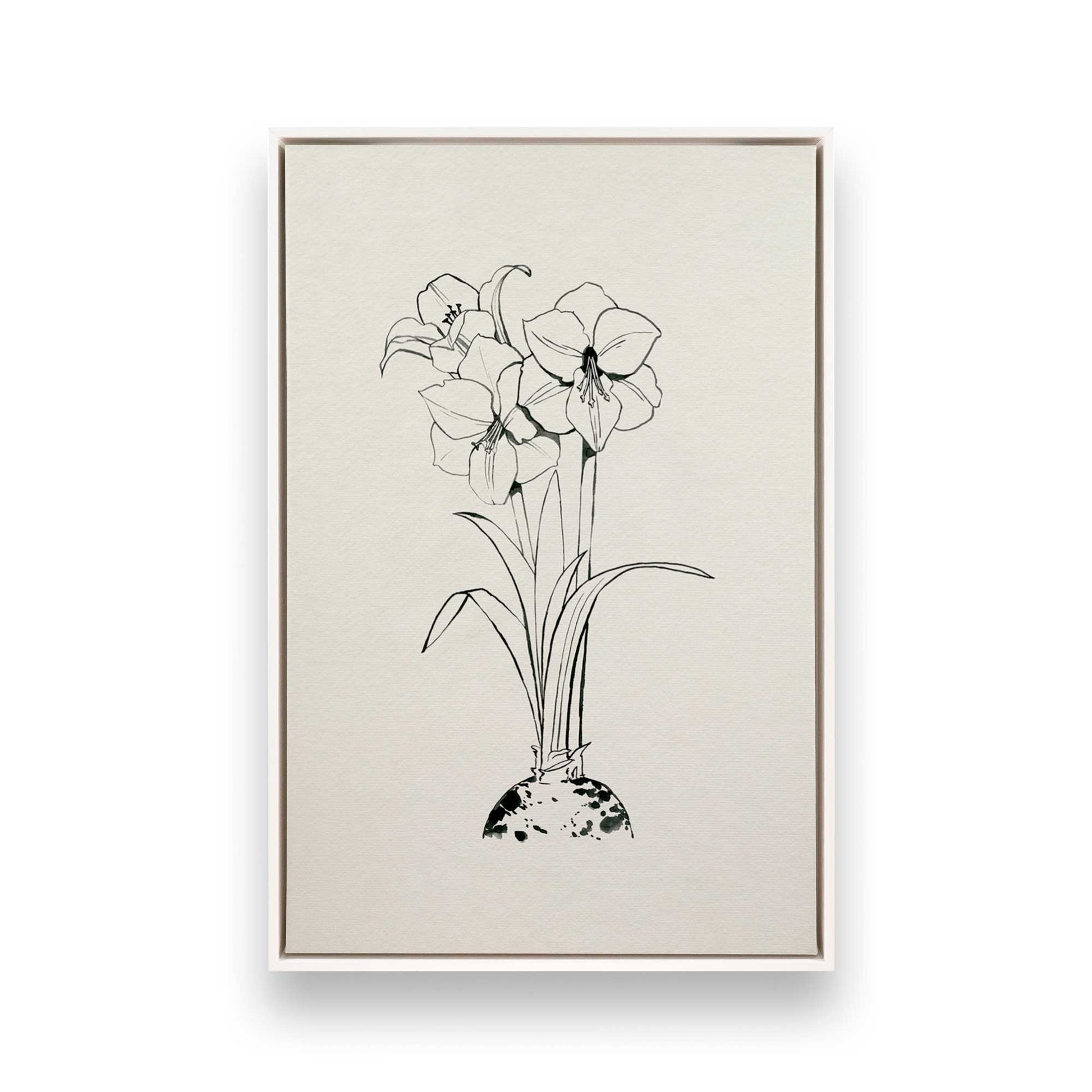 [Color:Opaque White], Picture of art in a White frame
