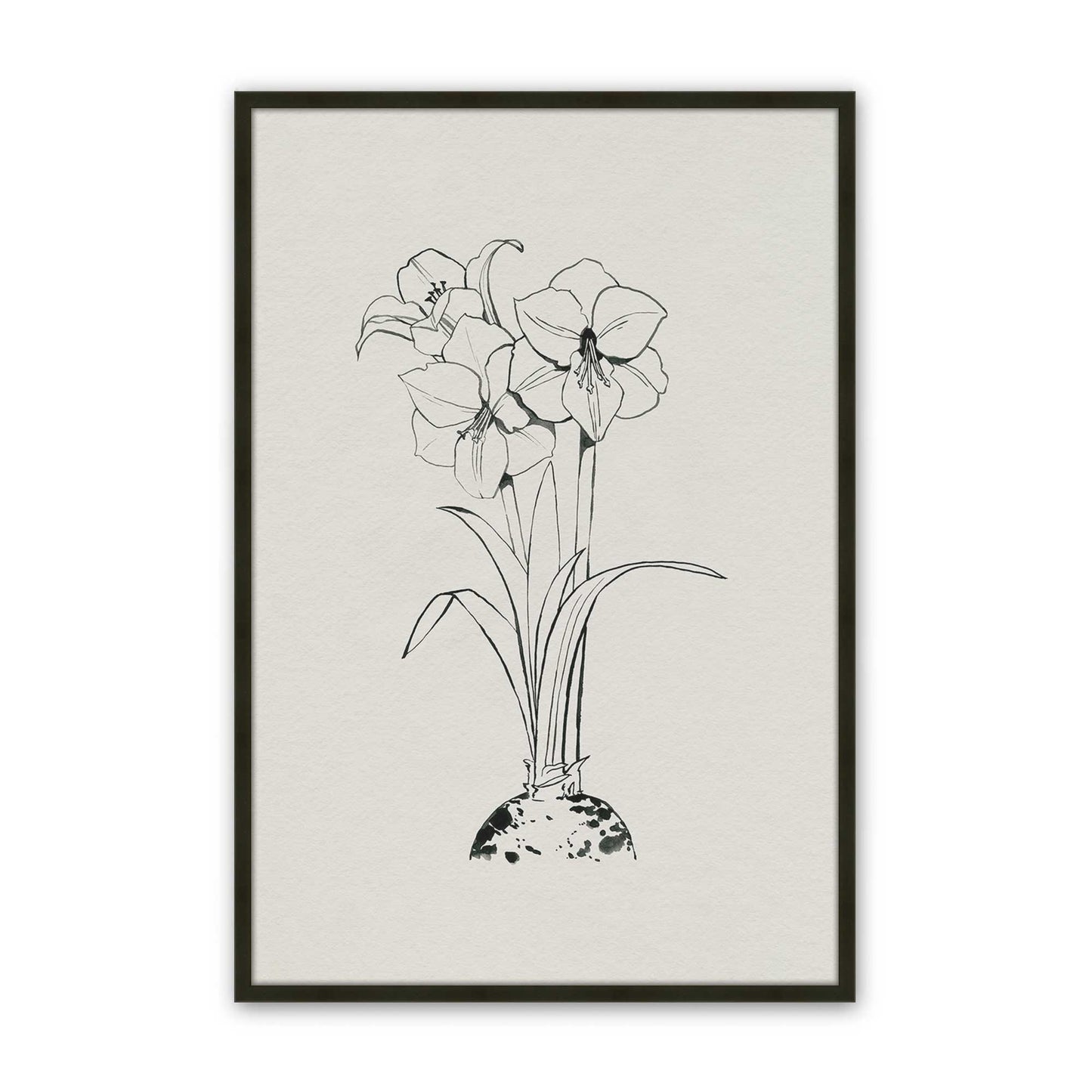 [Color:Satin Black], Picture of art in a Satin Black frame