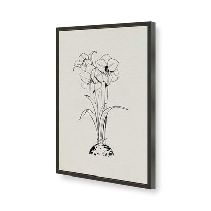 [Color:Satin Black], Picture of art in a Satin Black frame of the corner