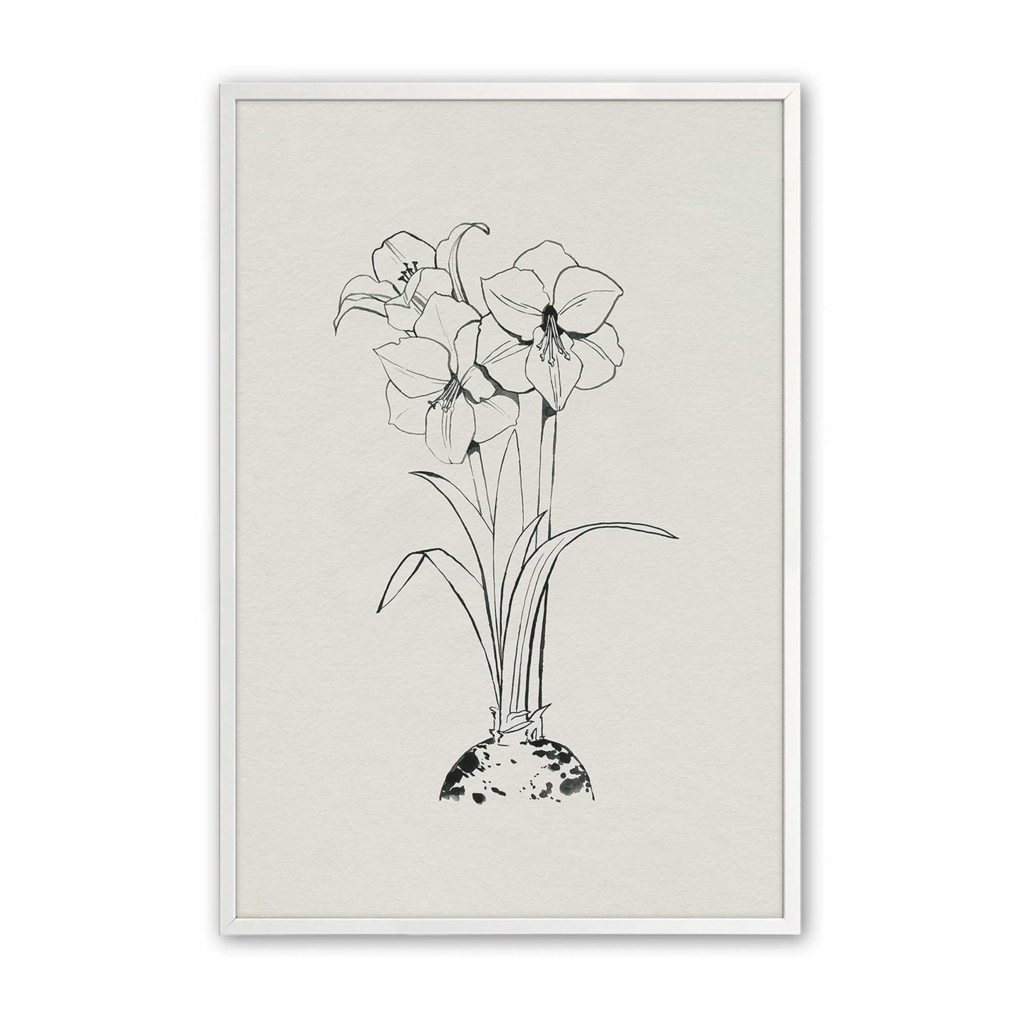 [Color:Opaque White], Picture of art in a Opaque White frame