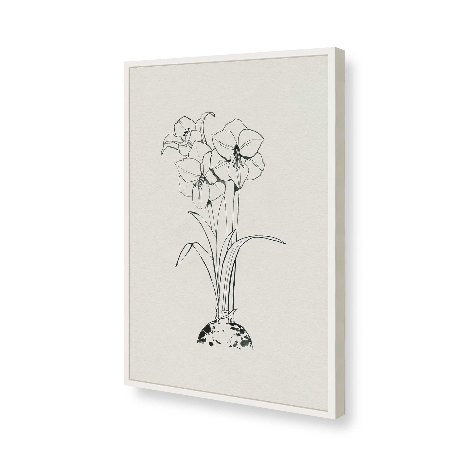 [Color:Opaque White], Picture of art in a Opaque White frame of the corner