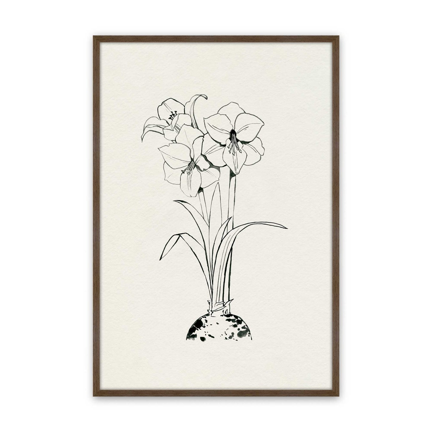 [Color:Walnut], Picture of art in a Walnut frame