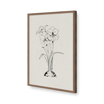 [Color:Walnut], Picture of art in a Walnut frame of the corner