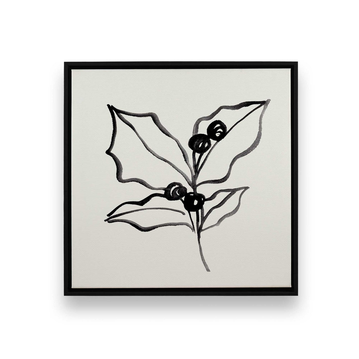 [Color:Satin Black], Picture of art in a Satin Black frame